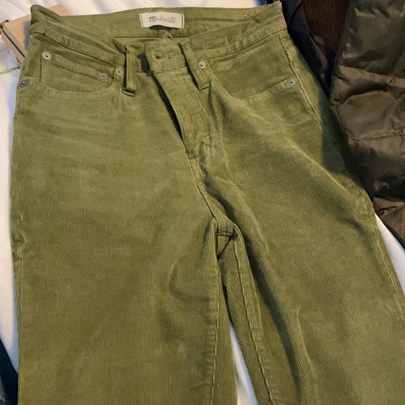 Madewell olive green corduroy sz 25p - Picture 2 of 4